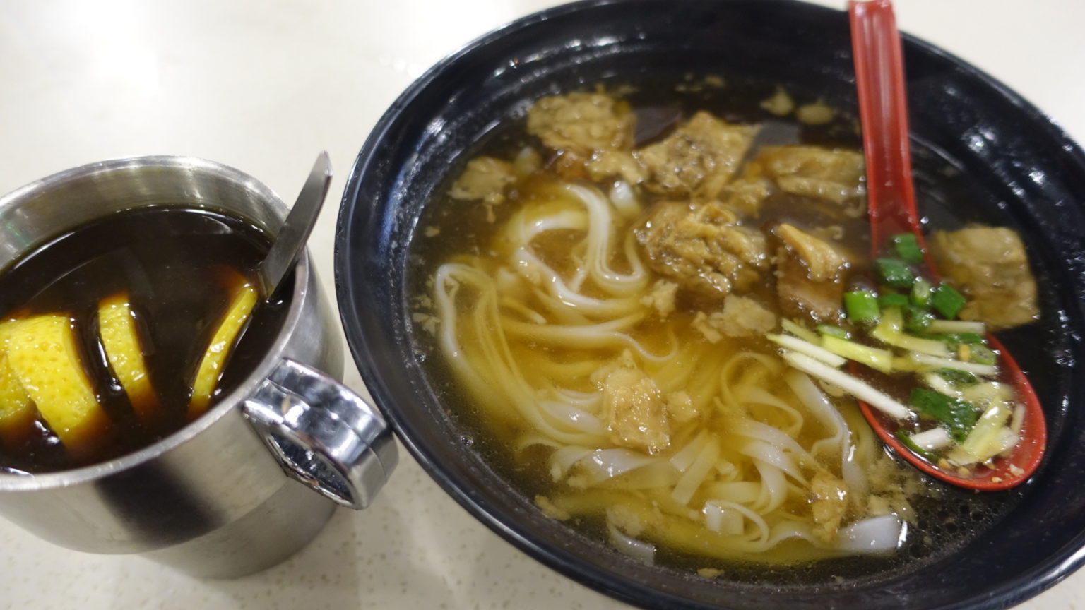 73.✓Hong Kong–Eat Noodles in Hong Kong.