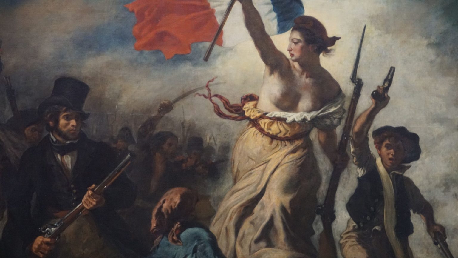 8.✓See the Liberty leading the people painting.