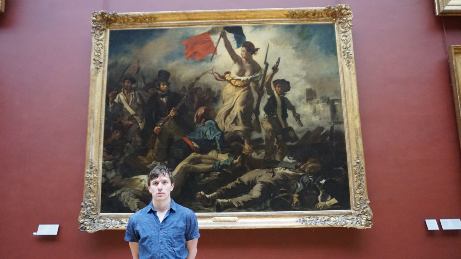 8.✓See the Liberty leading the people painting.